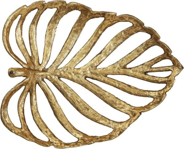 Decorative Gold Cast Iron Leaf - Image 4