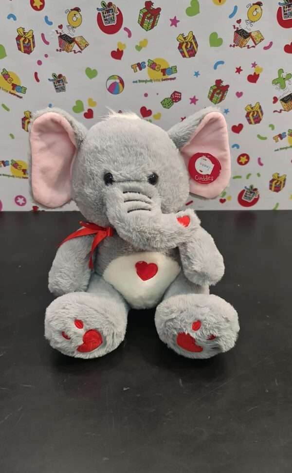 Cuddles Elephant With Heart 32Cm - Image 2