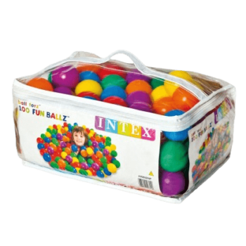 Intex Fun Balls - 100pcs Multi-Colored