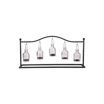 Metal & Glass Tealight Holder