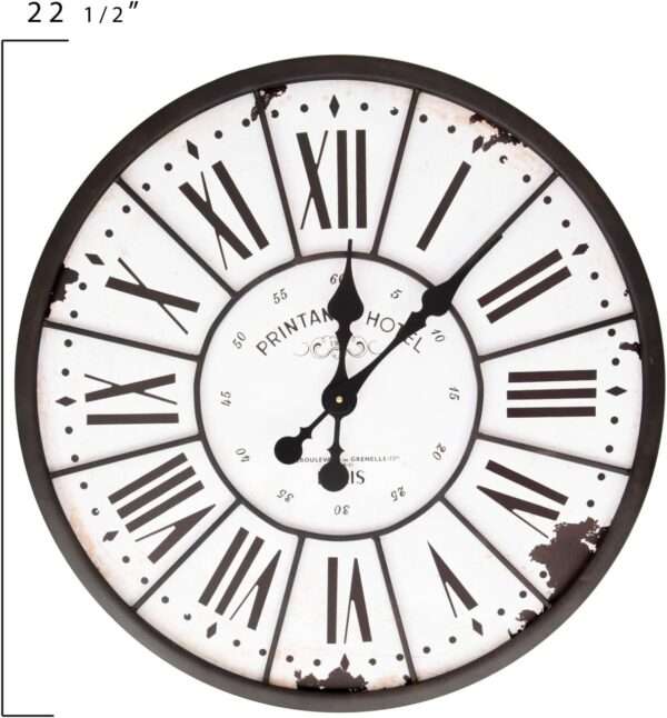 Metal & MDF Wall Clock - Image 5