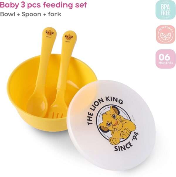 Disney The Lion King Bowls with Spoon and Fork for Babies - Image 2