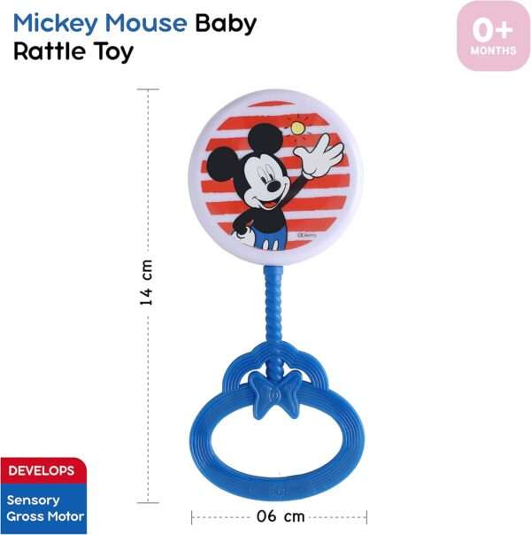 Disney - Baby Rattle Toy, Sound - Mickey Mouse - Image 2