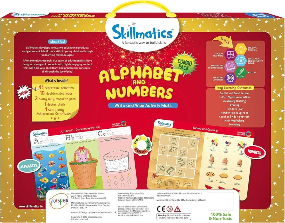 Skillmatics Educational Game : Alphabet And Numbers - Image 3