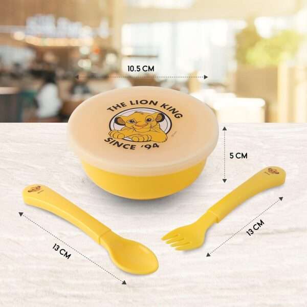 Disney The Lion King Bowls with Spoon and Fork for Babies - Image 3