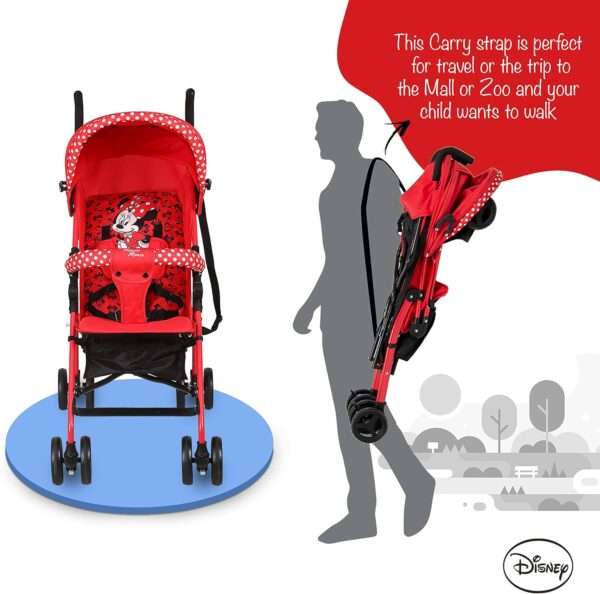 Disney Minnie Mouse Lightweight Adventure Stroller - Image 3