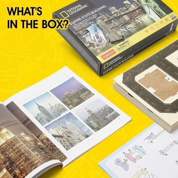 CubicFun National Geographic 3D Puzzles New York Mansion - Image 2