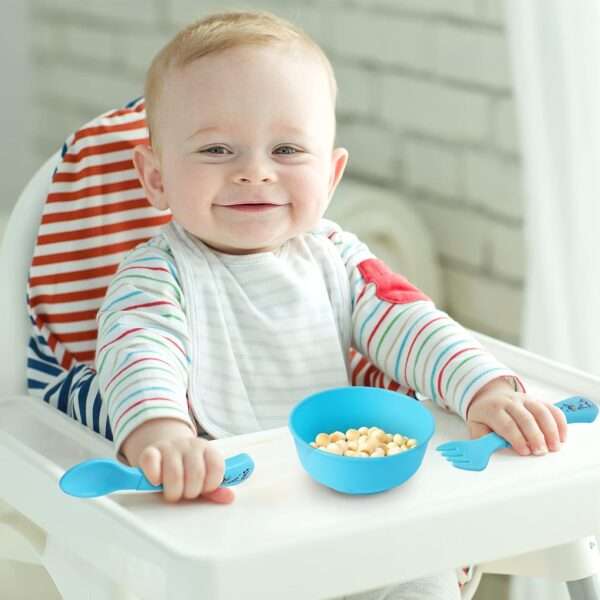 Disney Mickey Mouse Bowls With Spoon And Fork For Babies - Image 4