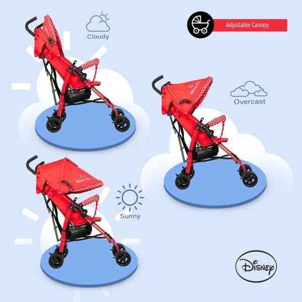 Disney Minnie Mouse Lightweight Adventure Stroller - Image 4