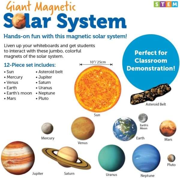 Learning Resources Giant Magnetic Solar System - Image 5