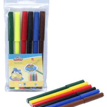 Playdoh - 6 Colours Felt-Tip Pen