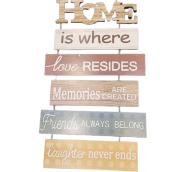 HOME IS WHERE - WOODEN FRAME