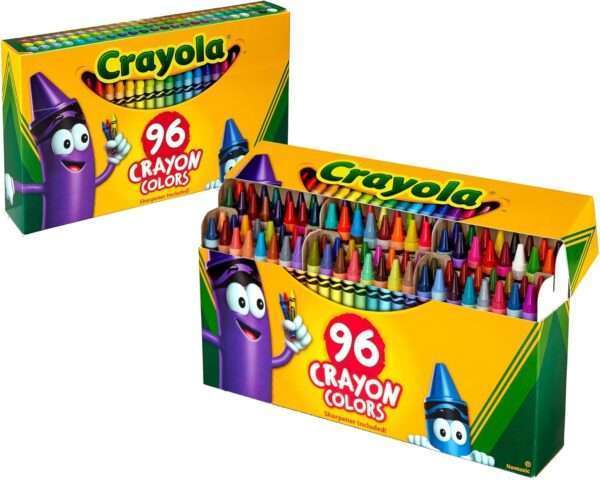 Crayola Crayons Non-Peggable Pack of 96 - Image 4