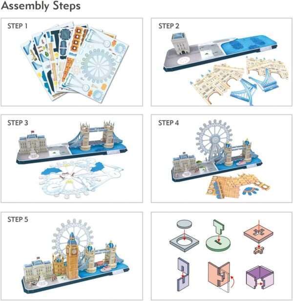 CubicFun 3D Puzzles City Line London - Image 2