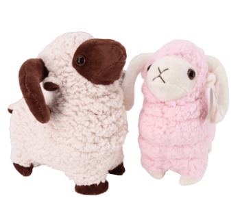SOFT SHEEP 2 COLOURS WITH SOUND