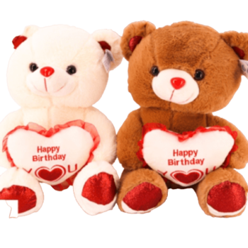 BEAR WITH HEART 2 COLOURS