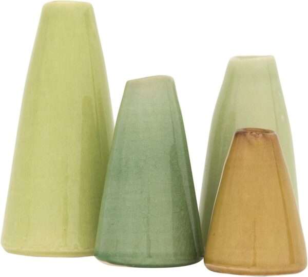 Pistachio Green Terracotta (Set of 4 Sizes) Vases - Image 8