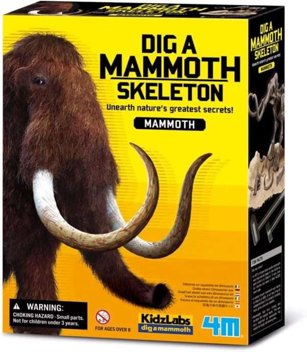 4M KidzLabs - Dig A Mammoth Skeleton - Image 7