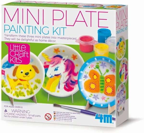 4M Little Craft Kits - Mini Plates Painting Kit - Image 4