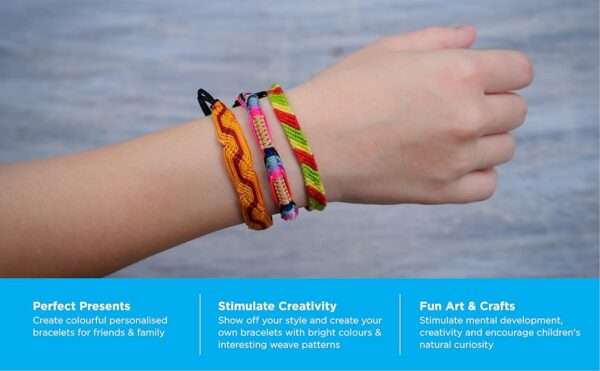 4M KidzMaker - Friendship Bracelets Craft Kit - Image 5