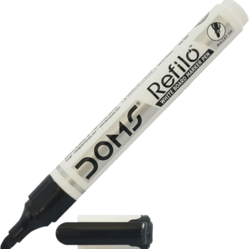 DOMS Refilo - White Board Marker - Bullet Tip - Black