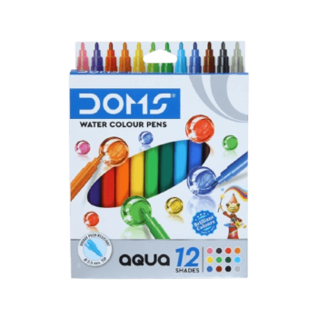 Doms - Aqua 12 Shades Watercolor Sketch Pen Set