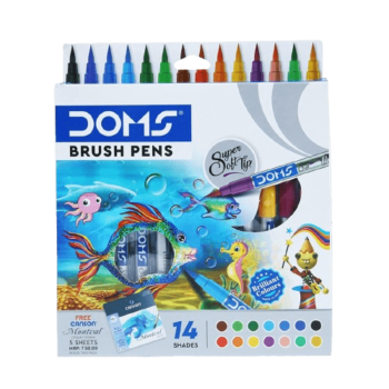DOMS - 14 Shades Brush Pen Box