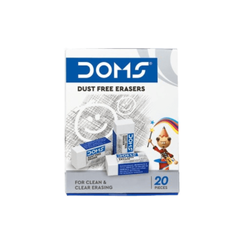 DOMS - Dust Free Eraser Box - 20 Pcs
