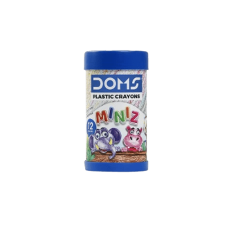 DOMS - Miniz Plastic Crayons 12 Shades