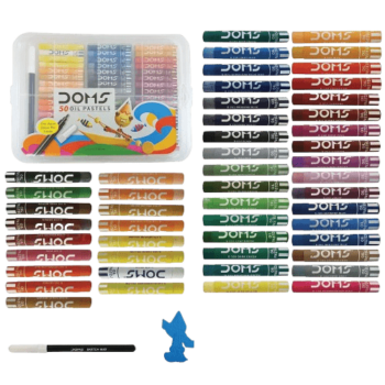 DOMS - Oil Pastels Plastic Box 50 Shades