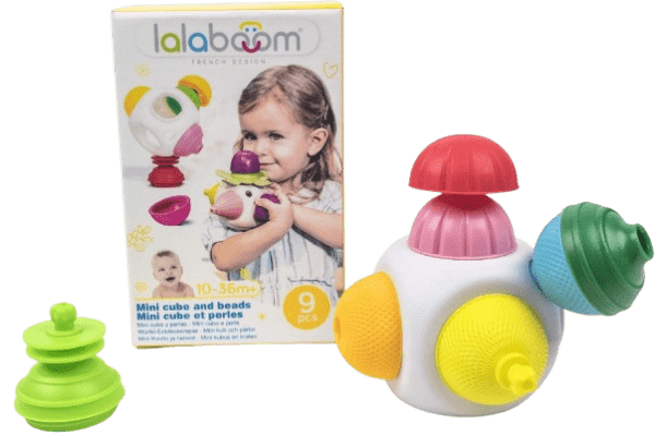 Lalaboom - Cube And Pop Beads Set