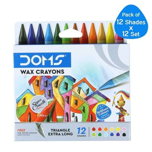 DOMS - Triangle Extra Long Wax Crayons - Image 8