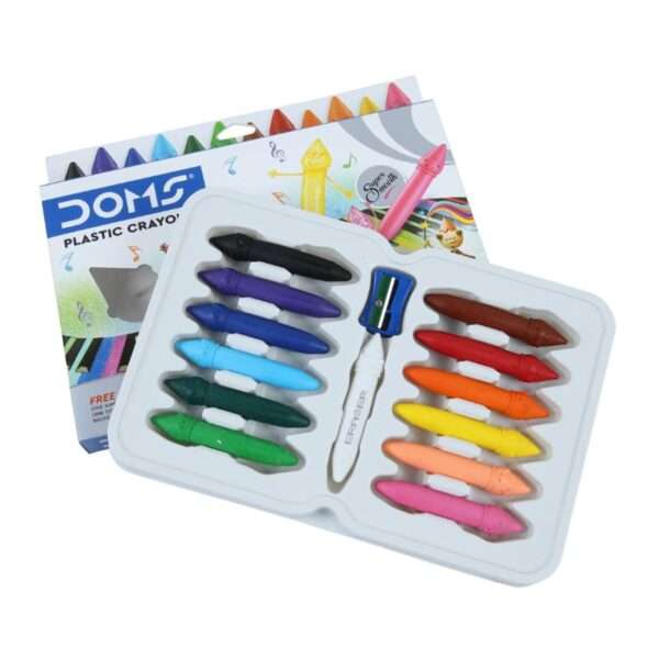 Doms - 12 Shades Dommymate Plastic Crayons - Image 6