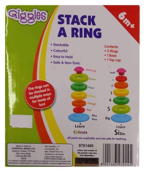 Funskool Giggles - Stack A Ring - Image 3