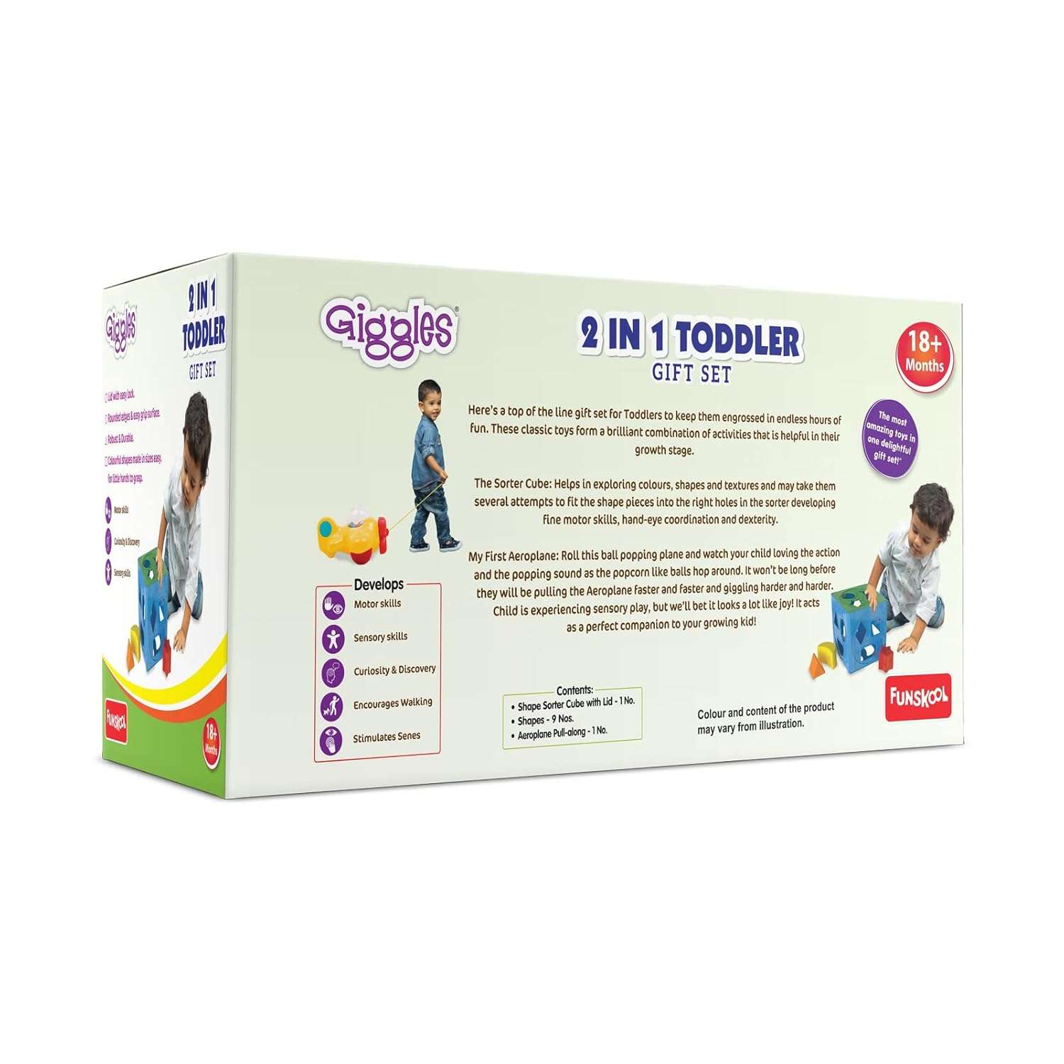 Funskool Giggles - 2 in 1 Toddler Multicolor Giftset - Image 6