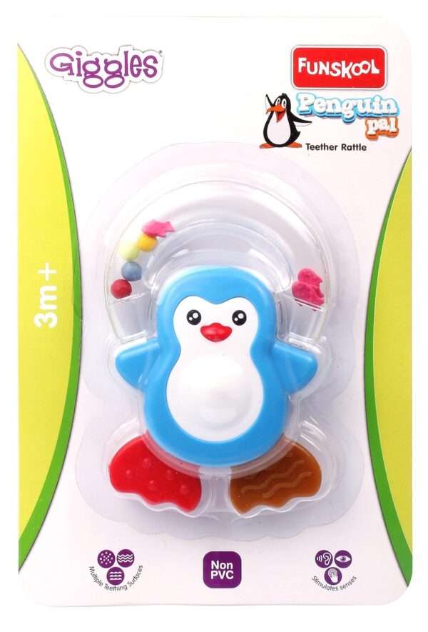 Funskool Giggles - Penguin Pal Teether Rattle - Image 3