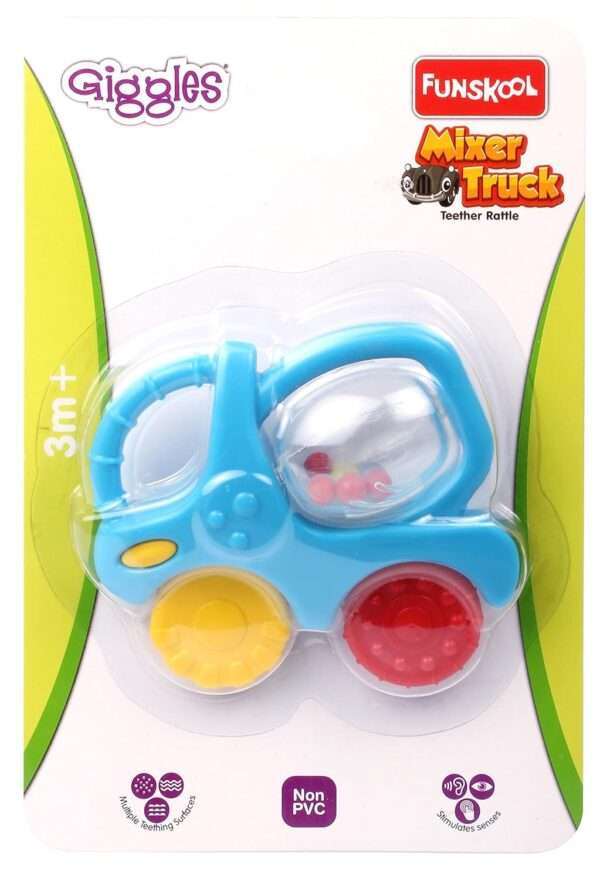 Funskool Giggles - Mixer Truck Teether Rattle - Image 3