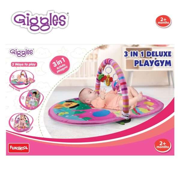 Funskool Giggles - Deluxe Play Gym - Pink - Image 6