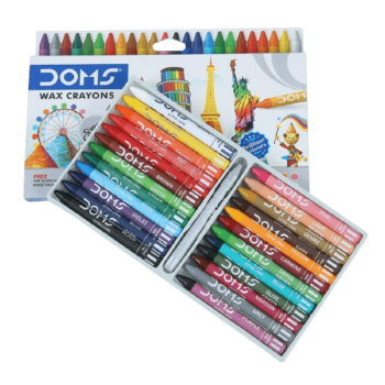 DOMS - Extra Long Wax Crayons 24 Shades