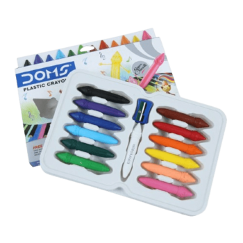 Doms - 12 Shades Dommymate Plastic Crayons