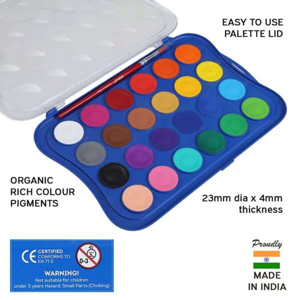 DOMS - Water Color Cakes 23mm 12 Shades - Image 3