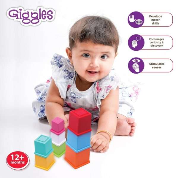 Funskool giggles - Stacking Cubes - Image 4