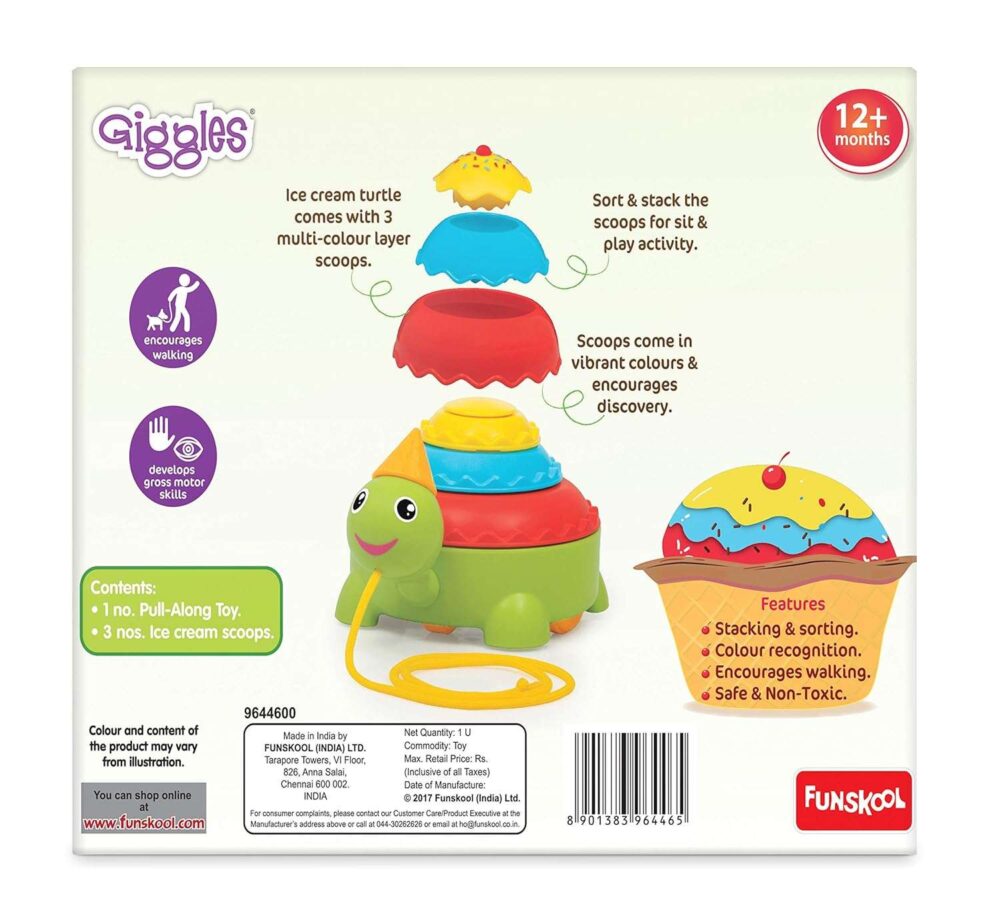 Funskool Giggles - Ice cream Turtle - Image 6
