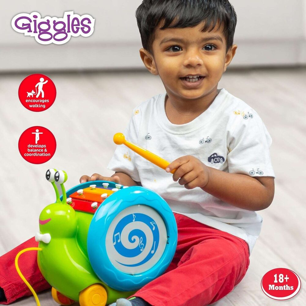 Funskool Giggles - Pull Along Musical Snail - Image 5