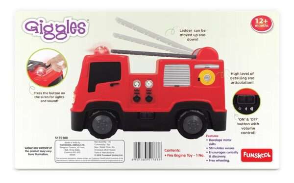 Funskool Giggles - Fire Engine - Image 4