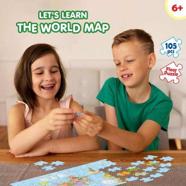 Funskool Play & Learn - World Map - Image 4