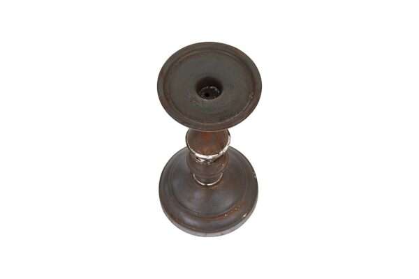 Galvanized Metal Candle Holder - Image 3