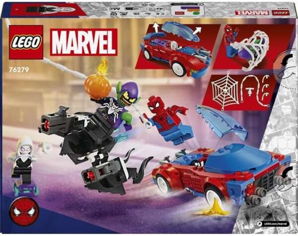 LEGO Marvel Spider-Man Race Car & Venom Green Goblin - Image 7