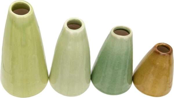 Pistachio Green Terracotta (Set of 4 Sizes) Vases - Image 5