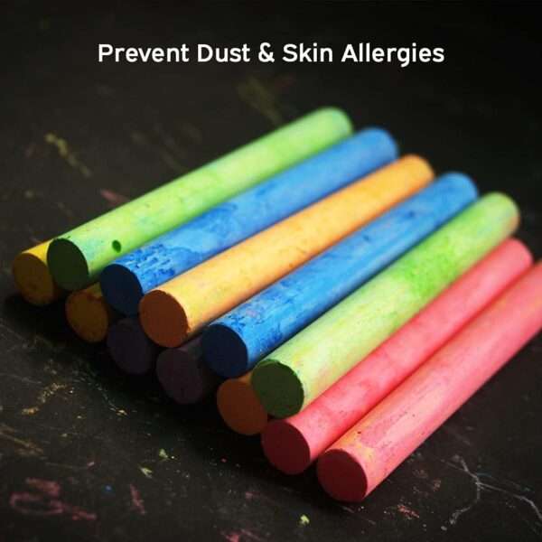 DOMS - Colored Dustless Chalks Box 100 Pcs - Image 3